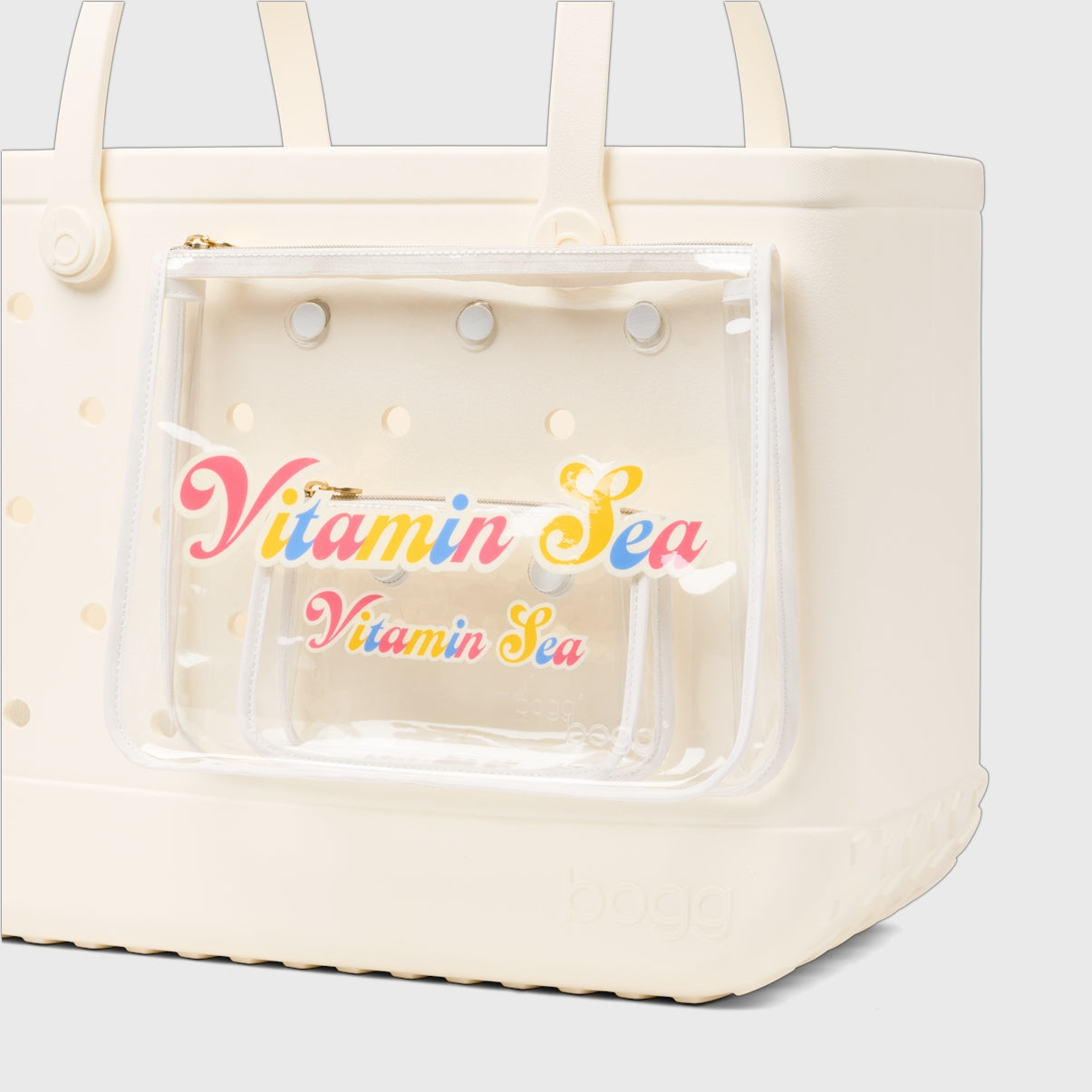 Bogg Bag Decorative Insert Vitamin Sea Quick Dry Beach Storage Tote Washable Large Capacity with Easy Clean Surface for Weekend Getaways Travel Organizer Vacation Essentials for Women