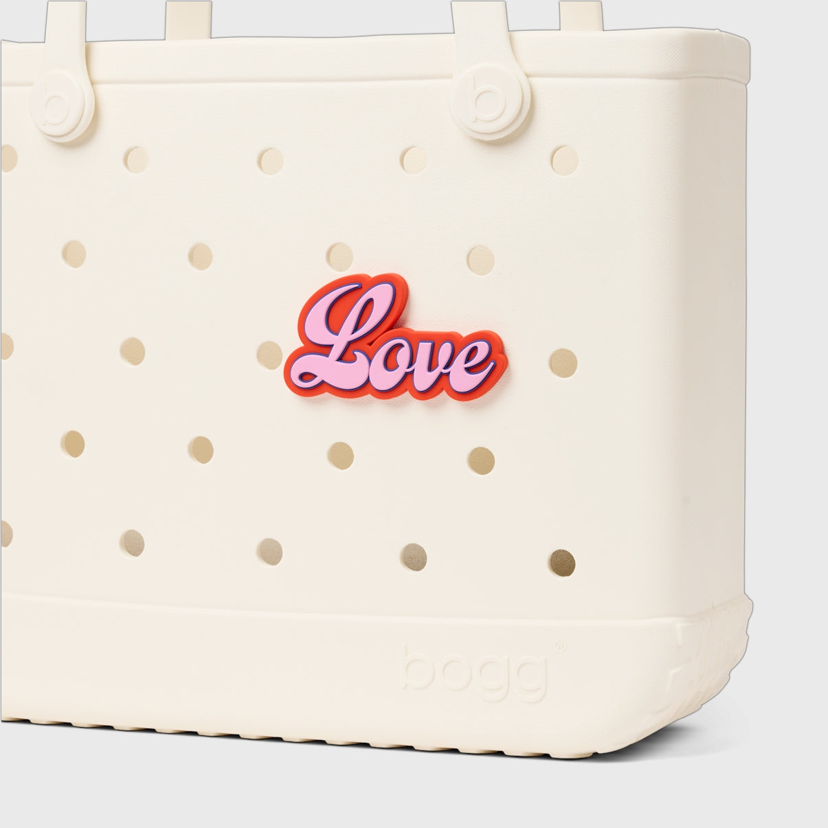 Bogg Bit Love Women's Waterproof Beach Tote Tip Resistant Sandproof with Cosmetic Organizer for Boat Trips Travel Organizer Vacation Essentials for Women