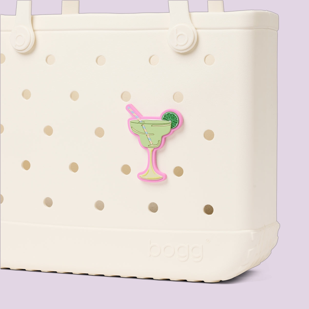 Bogg Bit Lime Margarita Summer Holiday Storage Tote Flexible Tip Resistant Non Slip Bottom Design for Cruise Travel