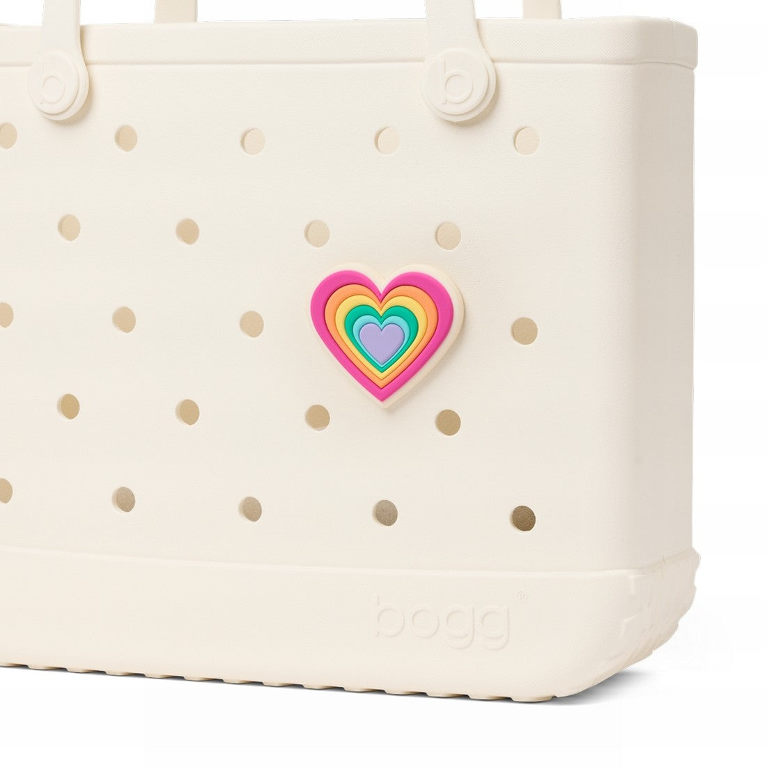 Bogg Bit Layered Heart Family Holiday Beach Organizer Stylish Oversized Open Top Access Access for Family Trips