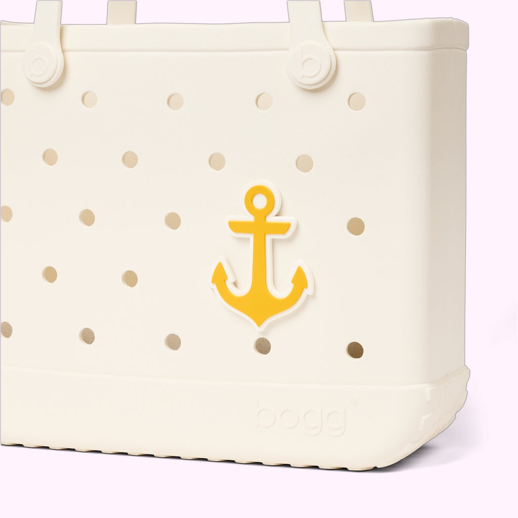 Bogg Bit Limoncello Yellow Anchor Travel Smart Beach Bag Modern Travel Friendly Accessory Organizer Pouch for Weekend Travel
