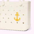 Bogg Bit Limoncello Yellow Anchor Travel Smart Beach Bag Modern Travel Friendly Accessory Organizer Pouch for Weekend Travel