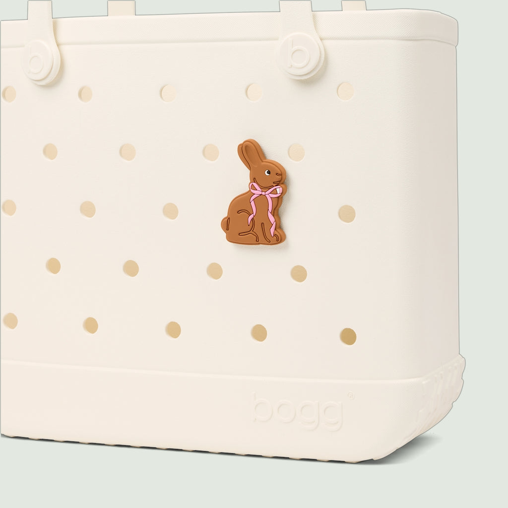 Bogg Bit Easter Bunny Sand Resistant Beach Storage Bag Sandproof Washable with Easy Clean Surface for Resort Holidays Travel Organizer Vacation Essentials for Women