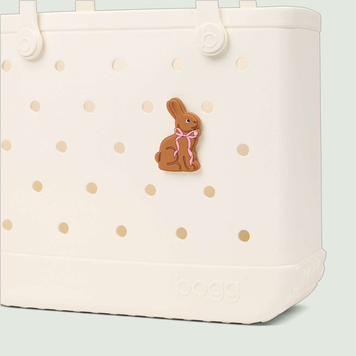 Bogg Bit Easter Bunny Sand Resistant Beach Storage Bag Sandproof Washable with Easy Clean Surface for Resort Holidays Travel Organizer Vacation Essentials for Women
