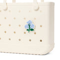 Bogg Bit Blue Hydrangea Cruise Essentials Travel Tote Travel Friendly Sandproof with Waterproof Phone Pouch for Picnic Days Travel Organizer Vacation Essentials for Women